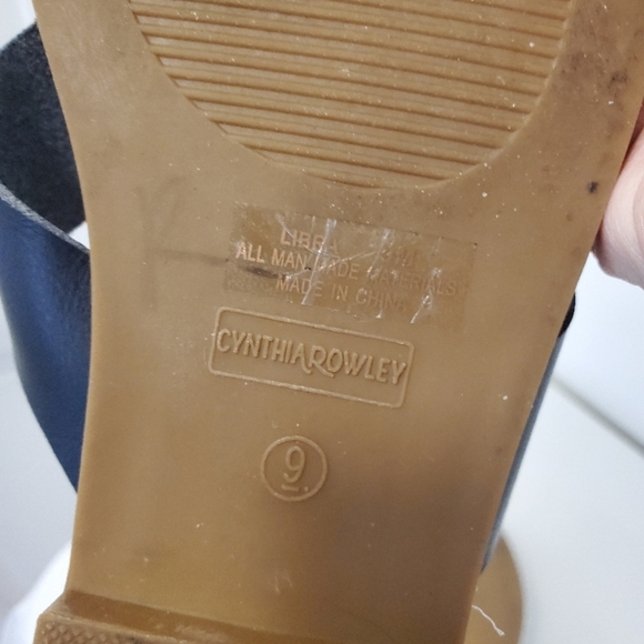 Cynthia Rowley Crisscross Black Sandal Flats Size 9, Casual - Picture 10 of 10